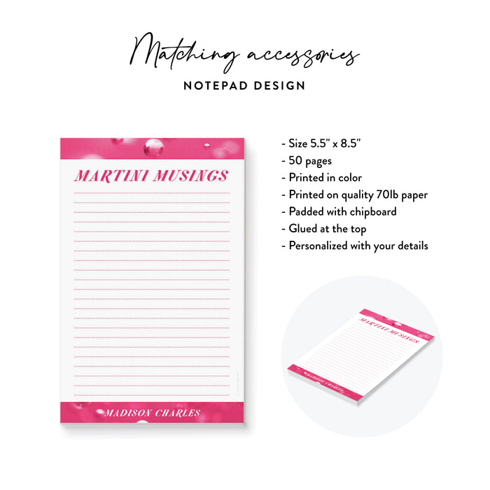 Pink Cocktail Party Invitation Bubbly Celebration Design