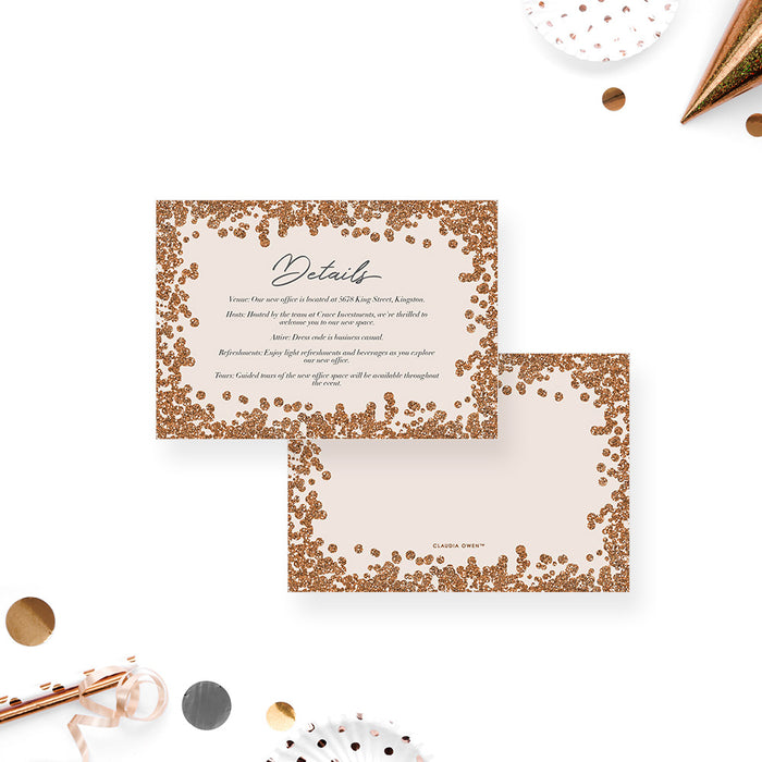 Elegant Open House Party Invitation for Business Event, Invitation for Office Open House Celebration