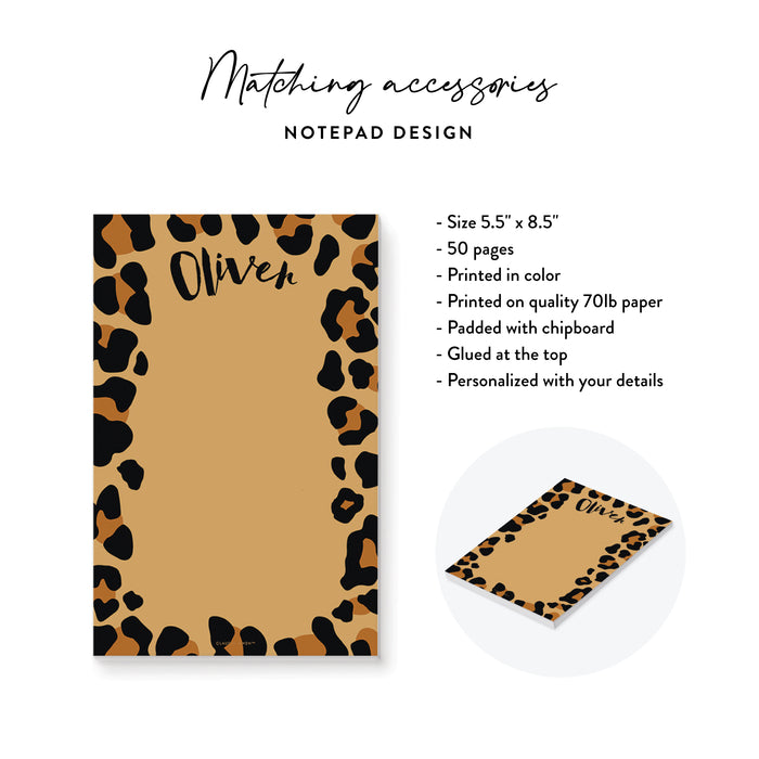 Wild One First Birthday Party Invitation with Animal Leopard Print, Invitation Card for Children, Safari Birthday Invites