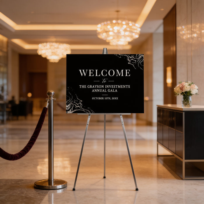 Formal Gala Event Welcome Sign Digital Download