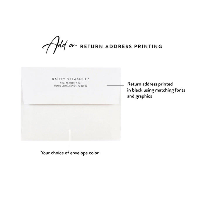 Personalized Wedding Thank You Card in Blue Watercolor