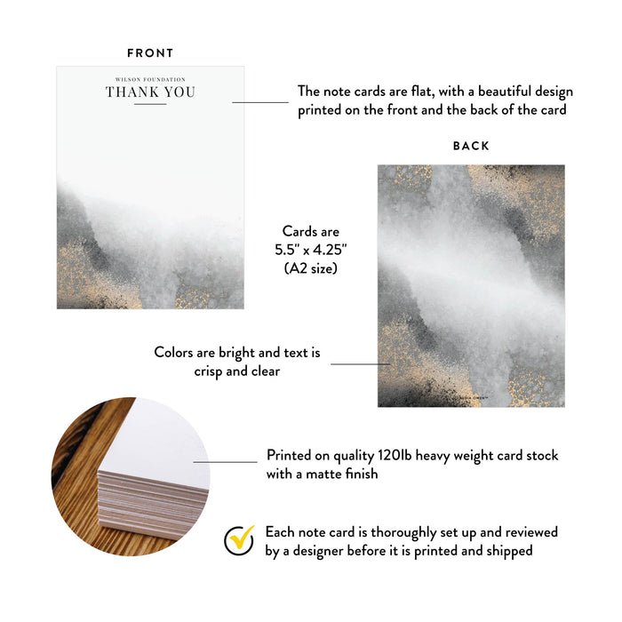 Business Thank You Cards Charity Event Corporate Appreciation Cards