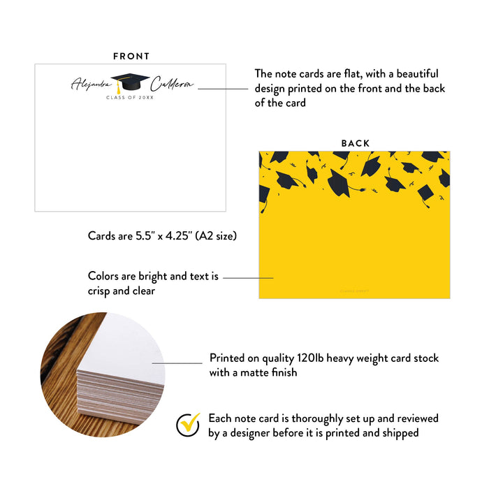 Graduation Note Card, Personalized Graduation Gift, Graduation Thank Y Graduation Note Card, Personalized Graduation Gift, Graduation Thank Y