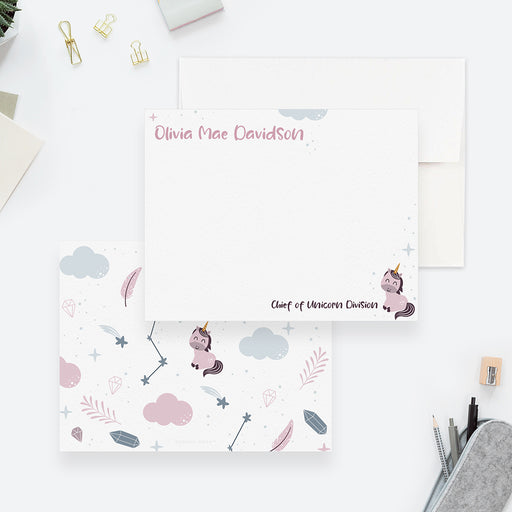 Personalized Stationery Set Flat Note Card Farm Animal Stationery Farm Note  Card Barnyard Kids Stationery Set of 10 