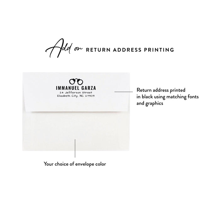 Personalized Funny Case Closed Note Cards for Men