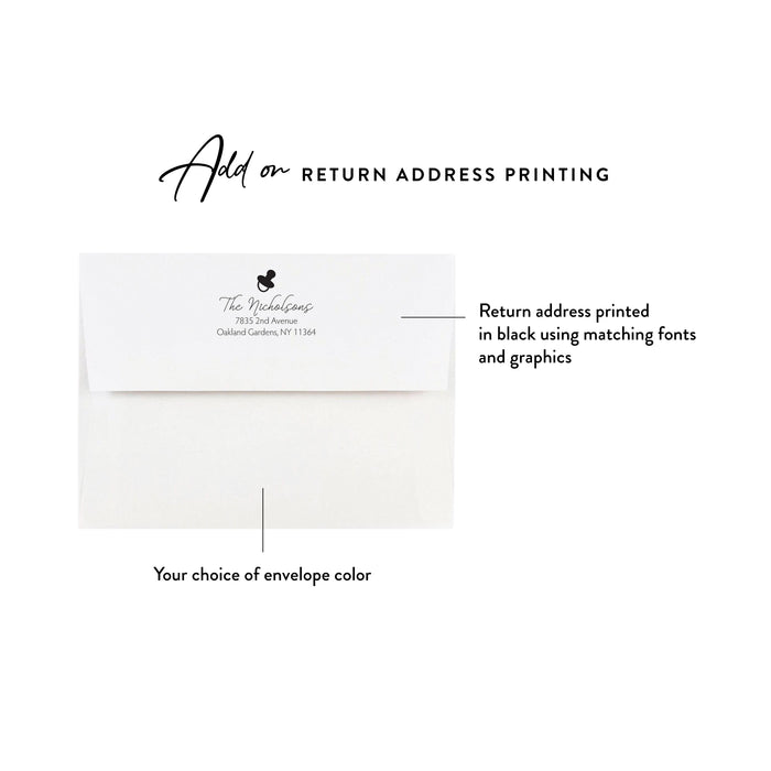 Personalized Pregnancy Announcement Card with Photos