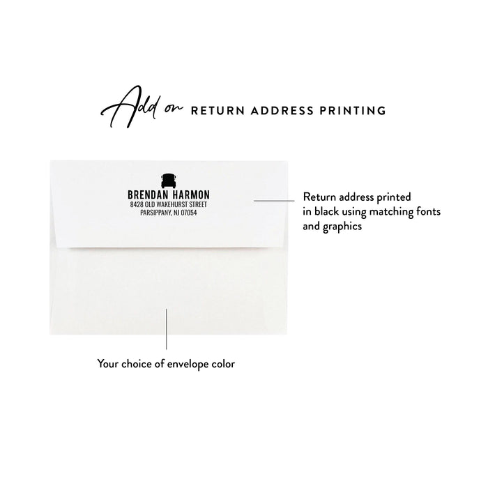 Halloween Personalized Note Card Spooky Tombstone Design