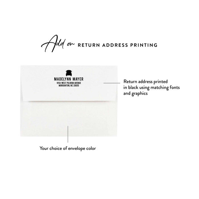 Party Bus Thank You Card Personalized Adult Birthday Celebration