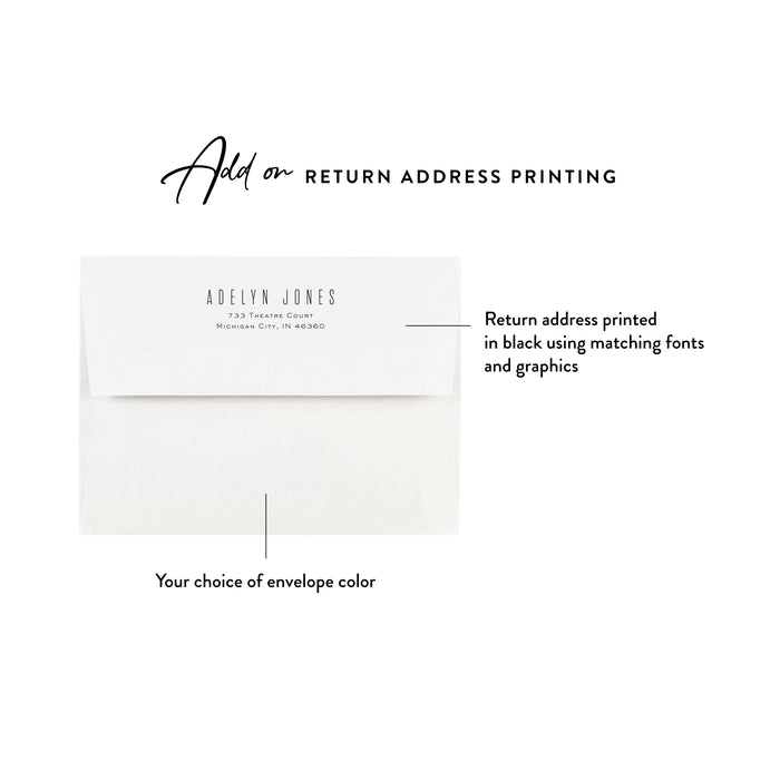 Modern Geometric Thank You Card Personalized Note Card