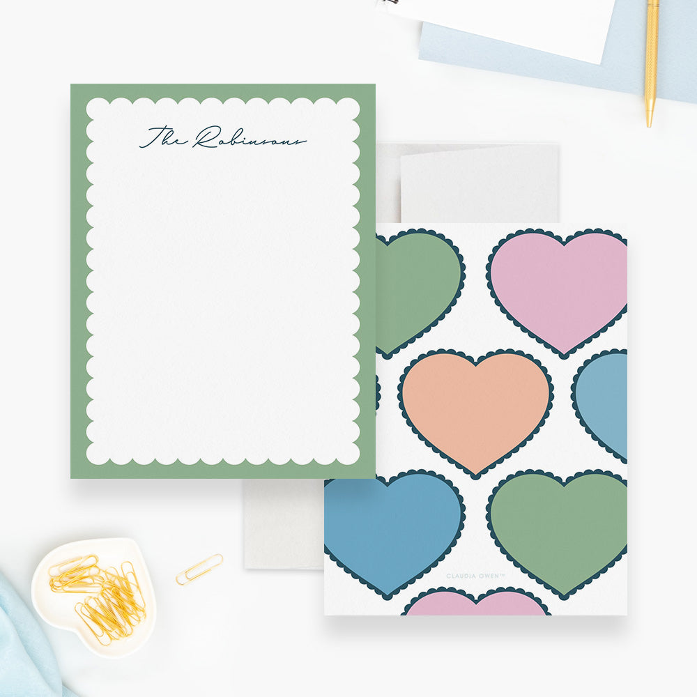Simple Stationery for Women Minimalist Note Card Set For the Home Offi —  Claudia Owen