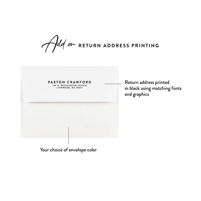 Personalized Wedding Note Card Custom Couple’s Stationery