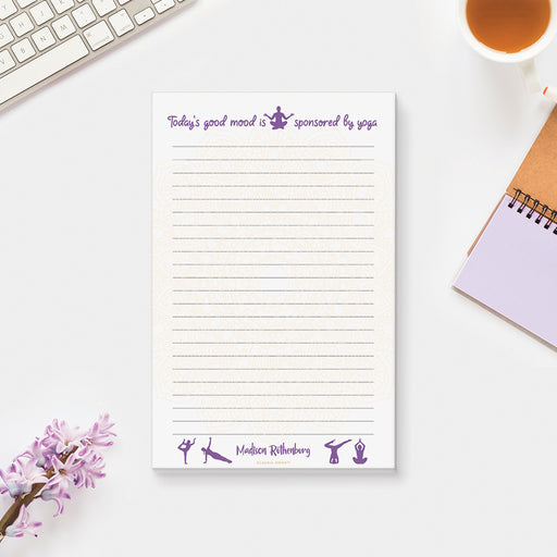 Funny Yoga Notepad, Personalized Meditation Gifts for Women, Yoga Love —  Claudia Owen