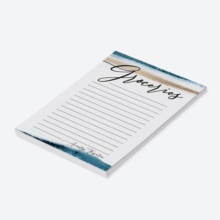 Stylish Notepad Shopping Grocery List Notepad, Grocery List Pad, Personalized Kitchen