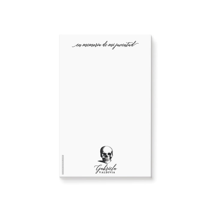 Halloween-themed Stationery, Personalized Halloween Gifts for Adults, Skull Gifts for Him