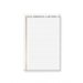 A blank lined notepad with the name 'EMERSON LAWYERS' printed on it.