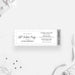 all white party ticket invitation with white geometric border, black script lettering, admit one panel, and custom birthday details