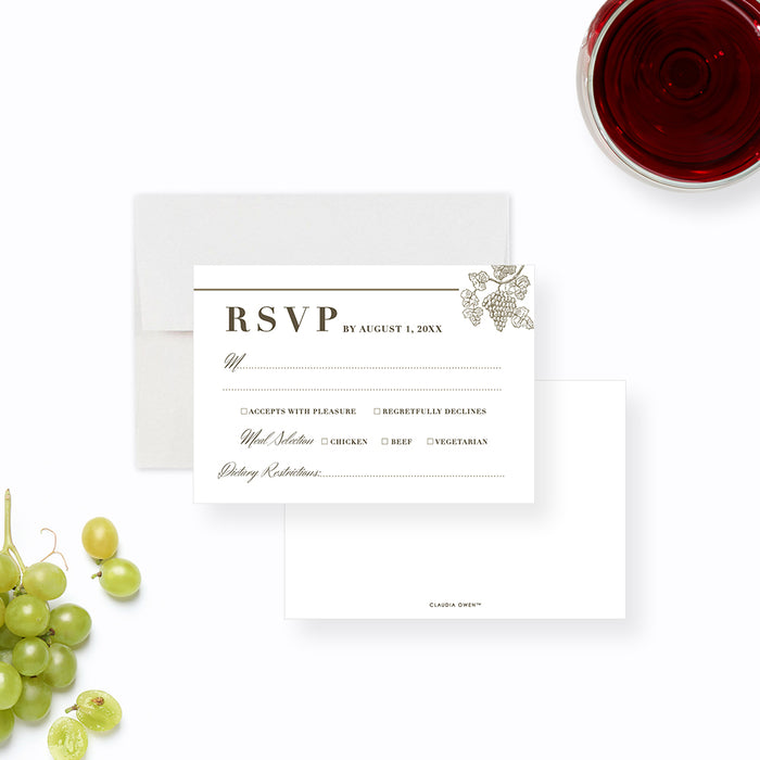 Annual Charity Banquet Invitation Elegant Wine Theme Design