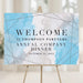 Modern watercolor welcome sign, this piece enhances your event décor while helping guests feel greeted and guided from the moment they arrive.