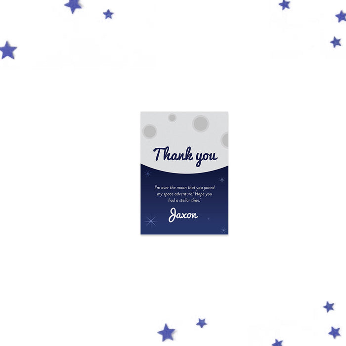 Personalized Astronaut Photo Birthday Invitation for Kids