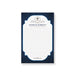 vintage gentleman personalized notepad with top hat and mustache masculine stationery design for men
