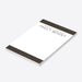 Personalized notepad for men with custom name, modern stationery gift for bachelor party favors or groomsmen gifts-side