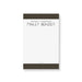 Personalized notepad for men with custom name, modern stationery gift for bachelor party favors or groomsmen gifts