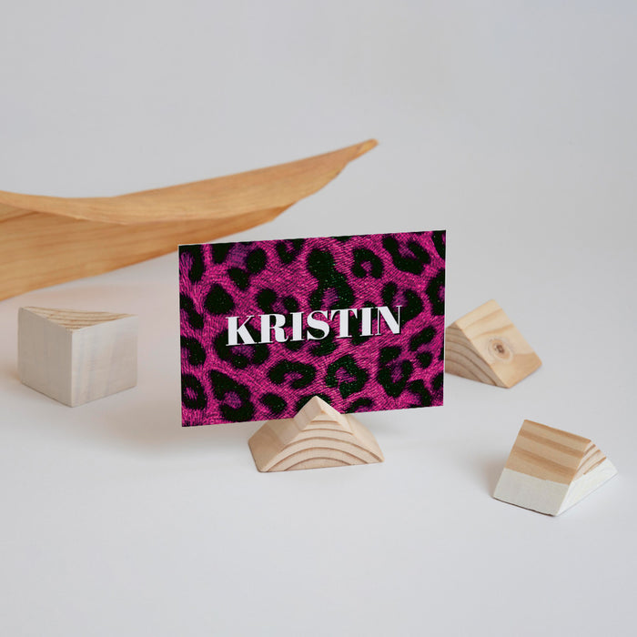 Bachelorette Party Invitation with Pink Leopard Print Design