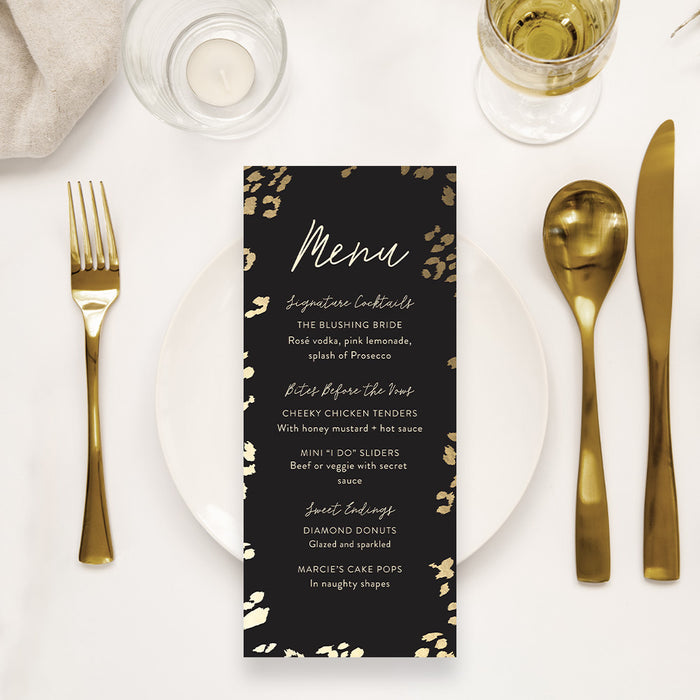 Personalized Leopard Print Bachelorette Party Invitation Wild Theme