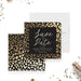 Bachelorette save the date card with leopard print design for bride-to-be celebrations-front-back