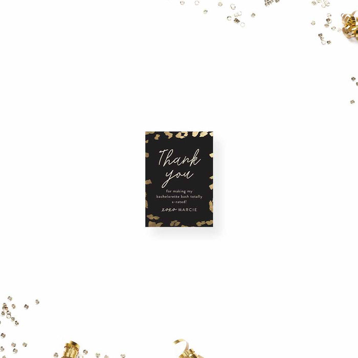 Personalized Leopard Print Bachelorette Party Invitation Wild Theme