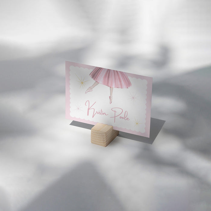 Ballerina Birthday Invitation Ballet Dance Party Card