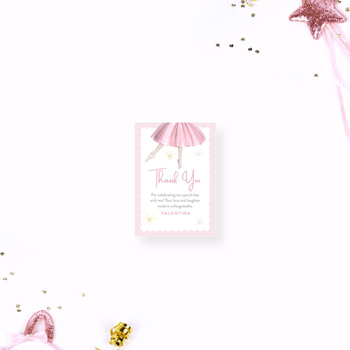 Ballerina Birthday Invitation Ballet Dance Party Card