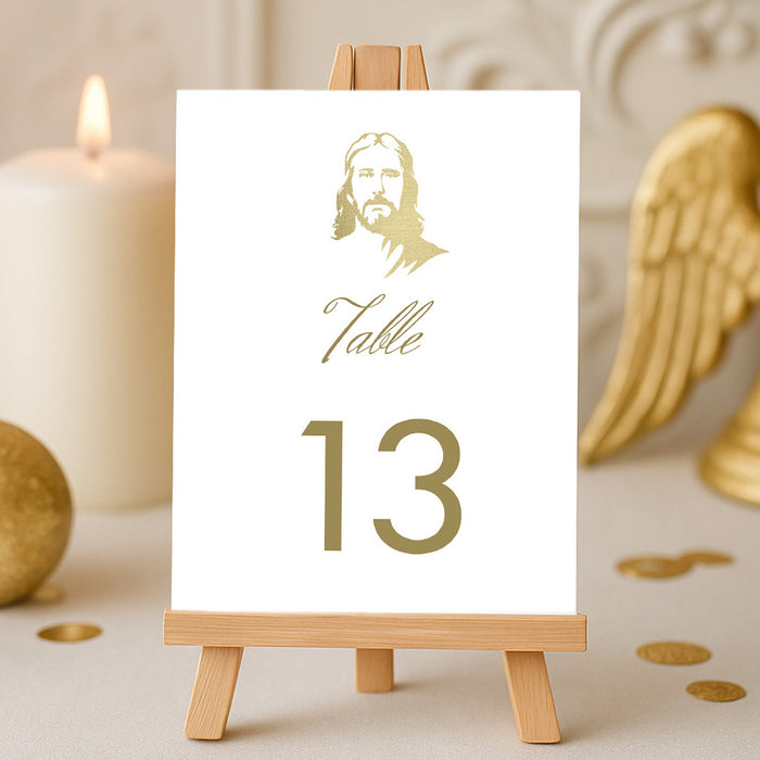 Baptism Invitation With Jesus Christ Illustration