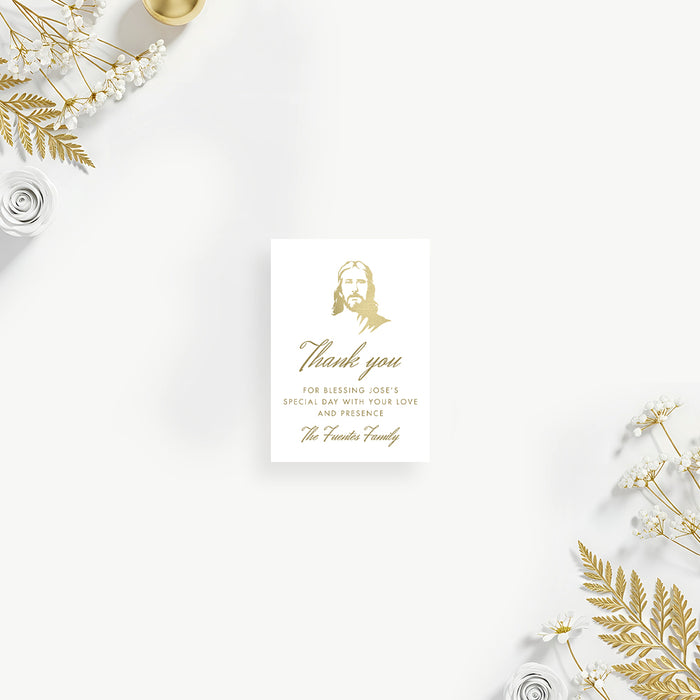 Baptism Invitation With Jesus Christ Illustration