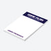 Personalized gamer notepad with pixel-style “Game Plan” heading and custom name, perfect for a video game themed bar mitzvah-side