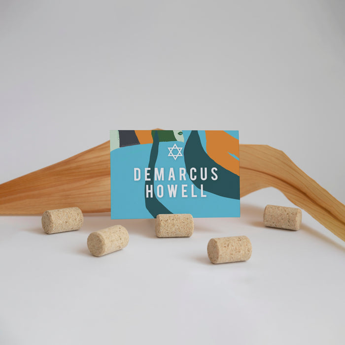 Personalized Bar Mitzvah Invitation Abstract Star of David Design