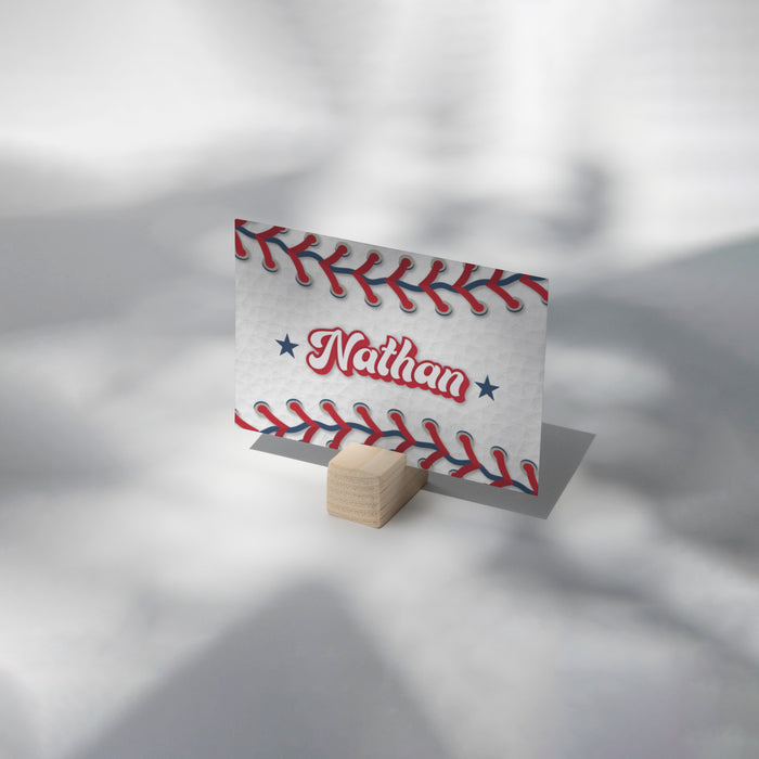 Baseball Bar Mitzvah Invitation All Star Theme Party Design