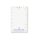 Personalized notepad with musical notes and Star of David design, perfect as a Bat Mitzvah gift or keepsake.