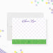 Bat mitzvah thank you card with purple picnic blanket and Star of David, personalized note card for spring garden celebration-front