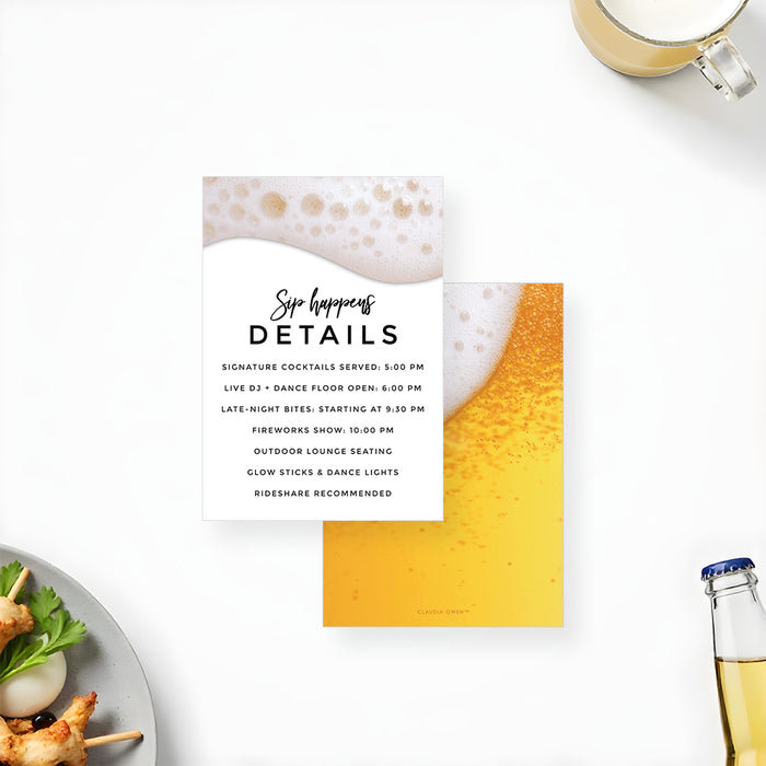 Fourth of July Party Invitation Beer Theme Lets Get Lit Design