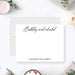 Personalized birthday note card with modern script reading “Birthday mood activated,”-front