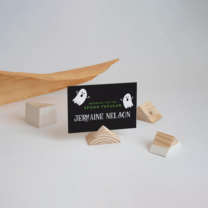 Halloween Birthday Invitation Cute Ghost Party Card