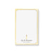 Elegant “Pop the Champagne” personalized notepad featuring a champagne bottle design, a perfect stationery souvenir for 30th, 40th, and 50th birthdays.