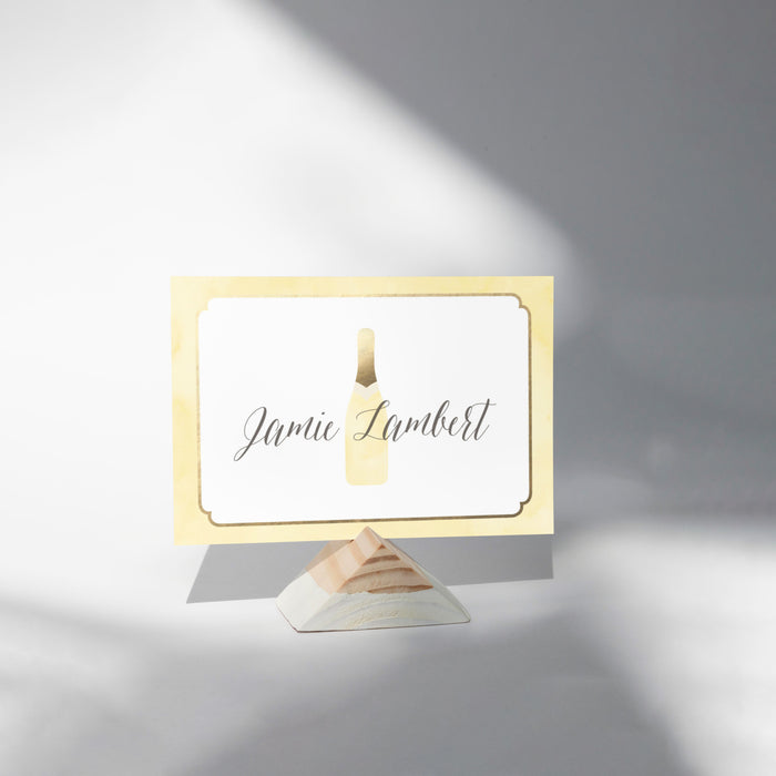 Elegant Pop the Champagne Birthday Invitation Card