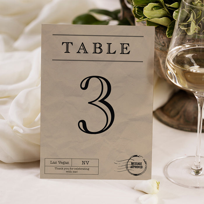 Vintage Telegram Birthday Invitation Retro Message Style Card