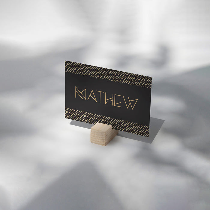 Bachelor Party Invitation Black Gold Elegant Men’s Invite