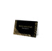 Elegant black and gold gala place card template for guest table seating.