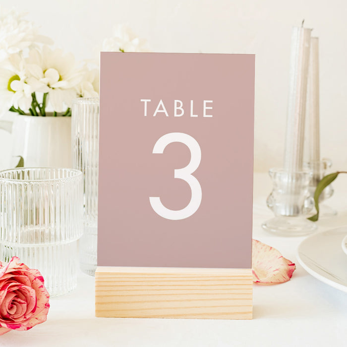 Photo Wedding Invitation with Blush Pink Modern Design