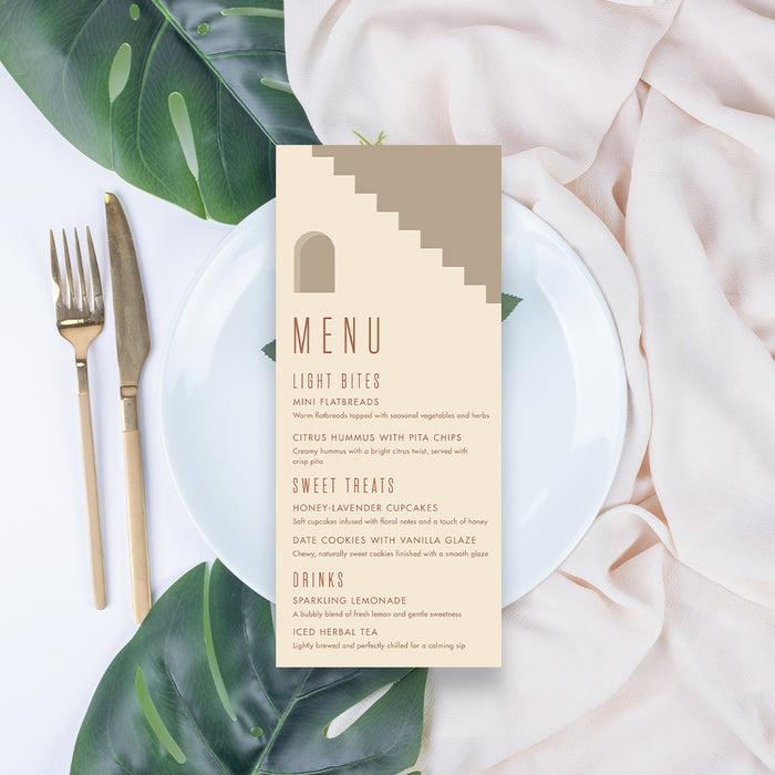 Boho Bridal Shower Invitation with Desert Palm Tree