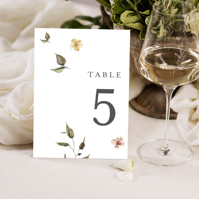 Botanical Bat Mitzvah Invitation Elegant Floral Jewish Invite